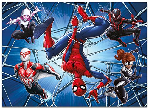 <think>
</think>
Lisciani Puzzles Marvel Spiderman pour Enfants dès 4 ans - 4 x 48 Pièces - Double Face avec Verso à C